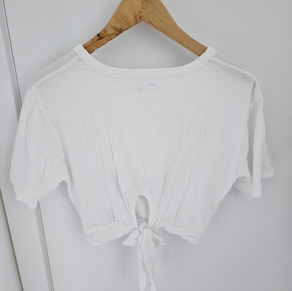 Aerie Cropped Wrapback T-shirt - Picture 4 of 5
